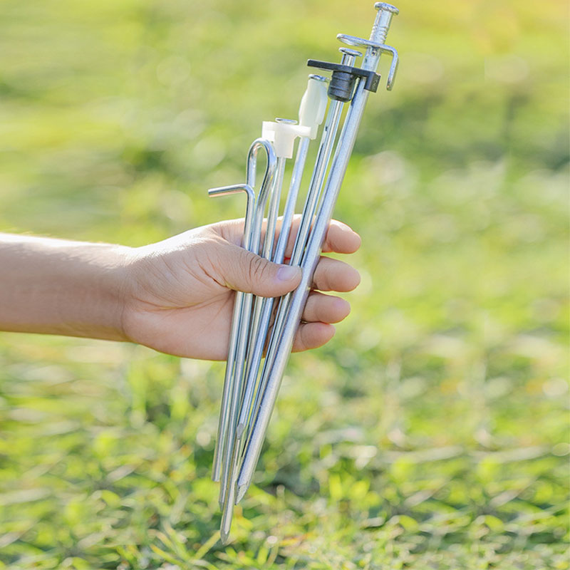 Piquets De Tente En Aluminium – Légers, Résistants à La Rouille, Pour Camping Et Bâches
