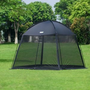 black gazebo