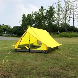 Yellow Hot Tent Backpacking Shelters